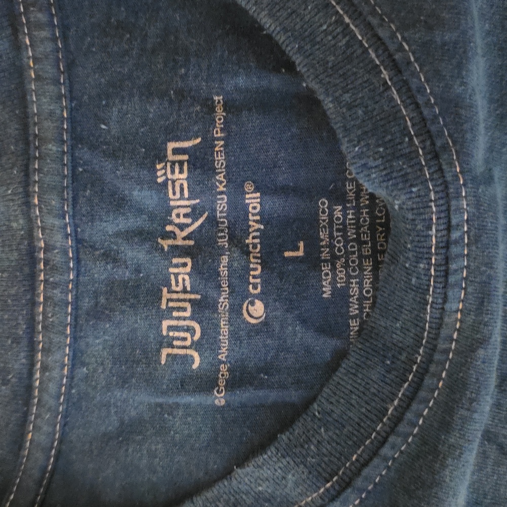 Satoru Gojo Anime Graphic Tee - Blue - Picture 2 of 2